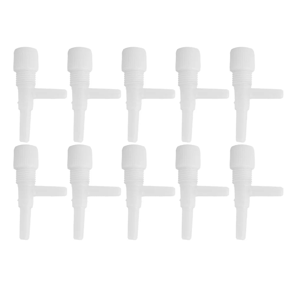Air Control Valve regulate airflow low to high 3 Way Air Pump Valves Plastic Airflow Control Valve for Fish Aquarium Peaceful Pleasures Health and Wellness White