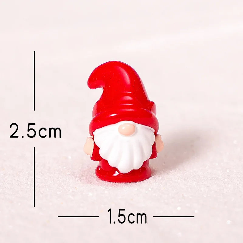 Cute Red Dwarf Gnome Figurine | Mini Garden Landscape Ornament