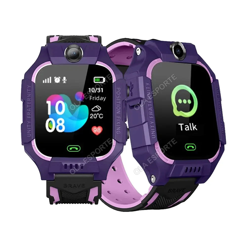 Kids Smart Watch 2G SIM GPS Tracker SOS Call IP68 Waterproof