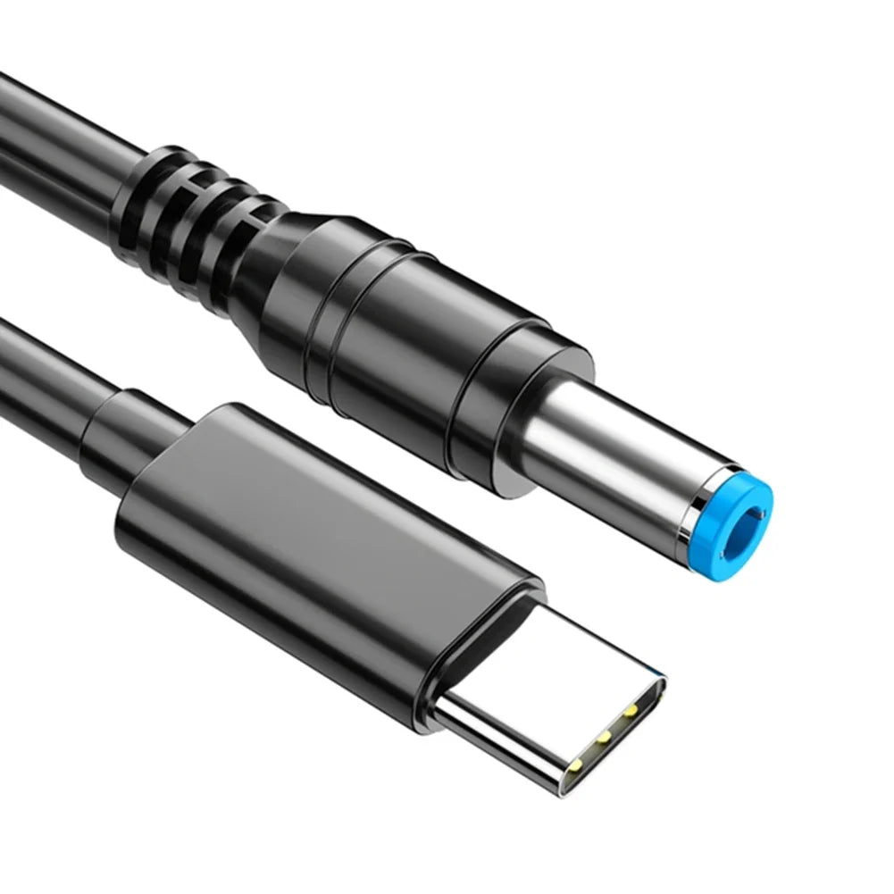 PD 100W USB-C to DC 5525 Power Cable – 9V 12V 15V 20V