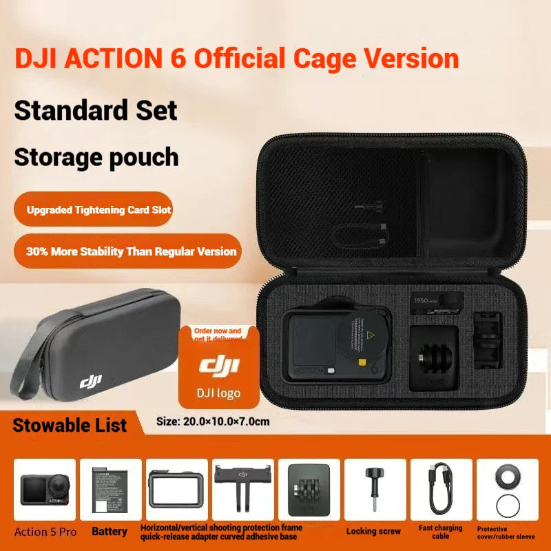 Portable Hard Case for DJI Osmo Action 6 | Storage Bag