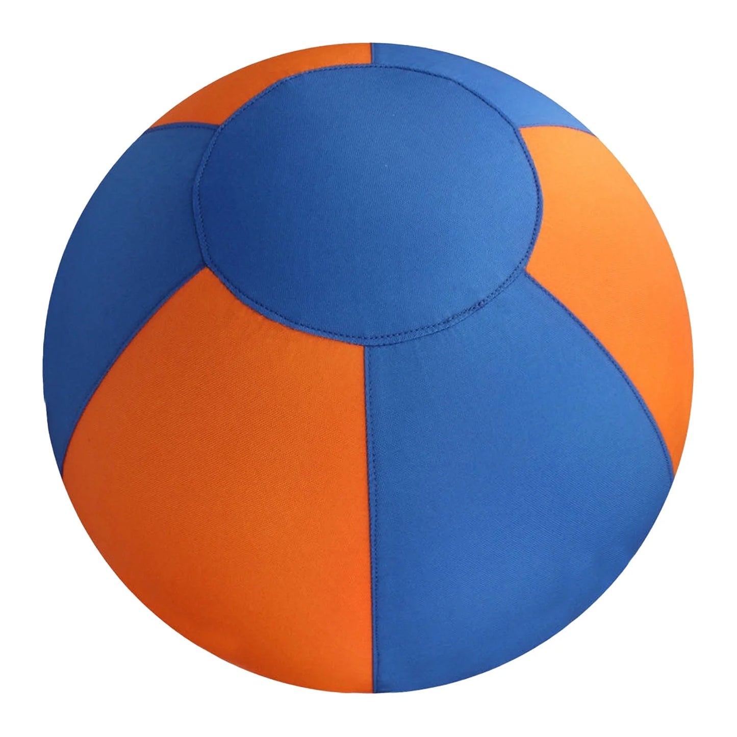 Interactive Inflatable Pet Herding Ball Toy For Large Dogs Outdoor Training And Play Durable Oxford Cloth And PVC Material Desig Peaceful Pleasures Health and Wellness 55cm Blue Orange