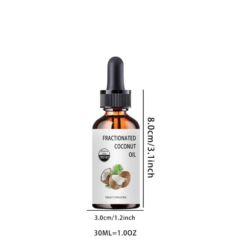 Fractionated Coconut Oil – 100% Pure Hair & Body Moisturizer