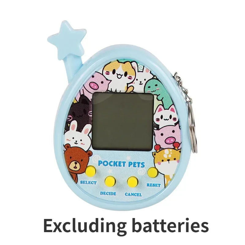Novel Children Toys Toys for Kids 90S Nostalgia Electronic Pets Tamagotchis Electronic House Pet Speaker Interactive Toy Hobbies Peaceful Pleasures Health and Wellness XINGX Blue