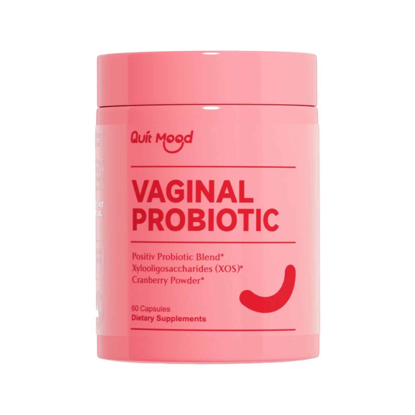 Quitmood Women’s Probiotic + Prebiotic with Cranberry Peaceful Pleasures Health and Wellness 1Bottle Pure Comfort United States Cranberry