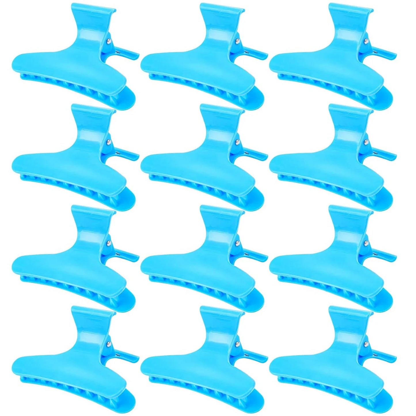 Hair Clips for Styling Sectioning Hair Root Fluffy DIY Clip Tool Hair Clamps for Hair Cutting Coloring Sectioning Peaceful Pleasures Health and Wellness Blue