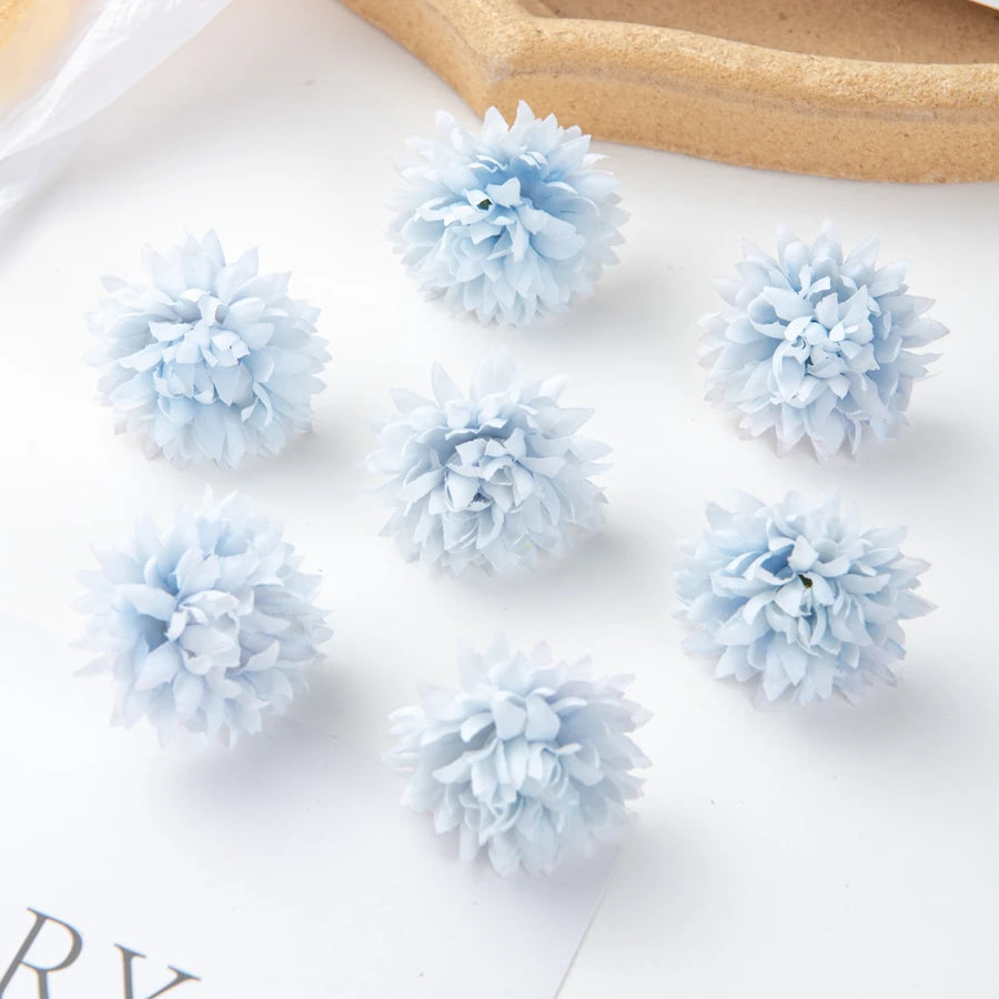 50/100 Silk Carnation Flower Heads – Wedding & DIY Décor