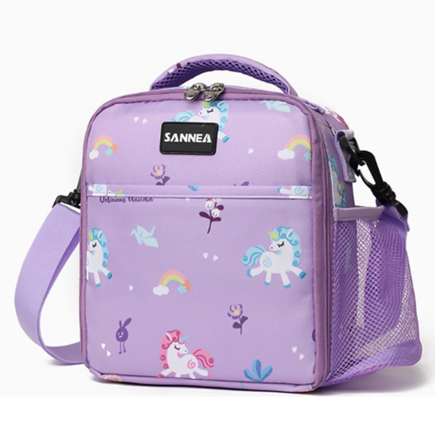 Insulated Thermal Cooler Lunch Bag Waterproof Preservation Snacks Storage Bag with Handle Student Sack Food Handbags Peaceful Pleasures Health and Wellness 5L 1