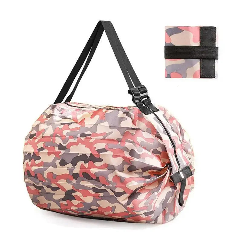 Large Foldable Reusable Shopping Bag – Travel & Organizer Tote