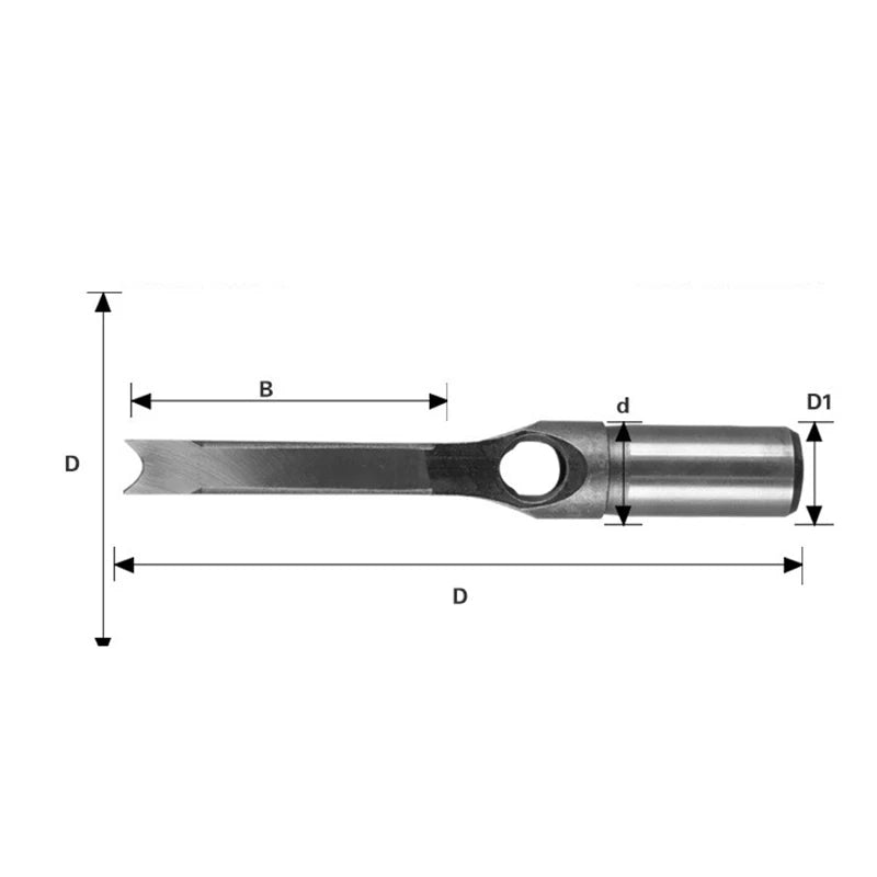 Square Hole Drill Bit Adapter | Mortiser Attachment for Drills Drill Bit Adapter Peaceful Pleasures Health and Wellness
