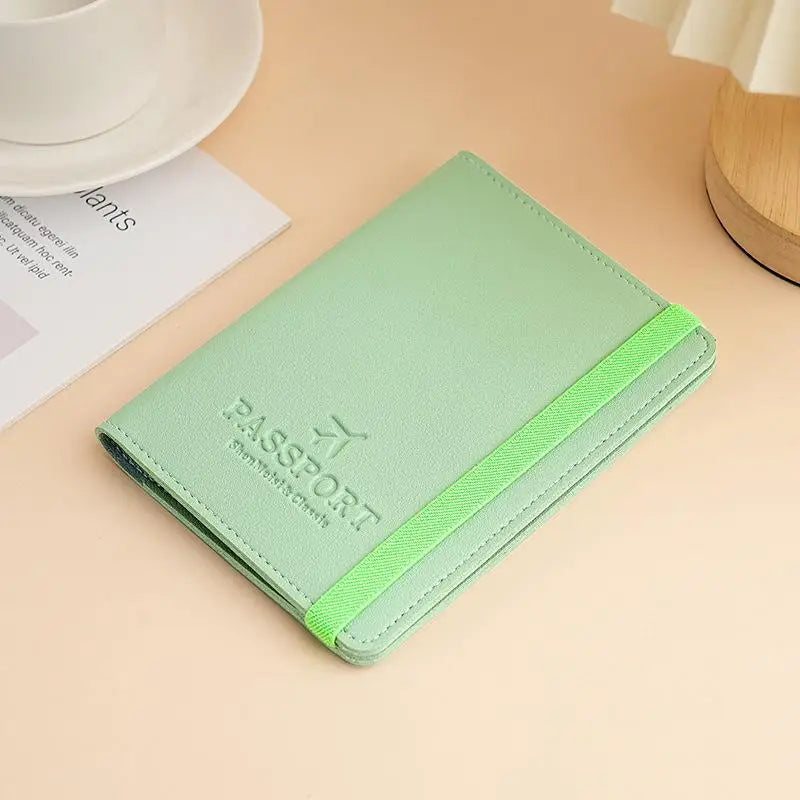 Waterproof PU Leather Passport Holder & Travel Wallet