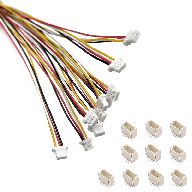 10Sets SH1.0 JST1.25 ZH1.5 PH2.0 XH2.54 Connector Female+Male 2/3/4/5/6/7/8/9/10P Plug With Cable 10/20/30cm Peaceful Pleasures Health and Wellness