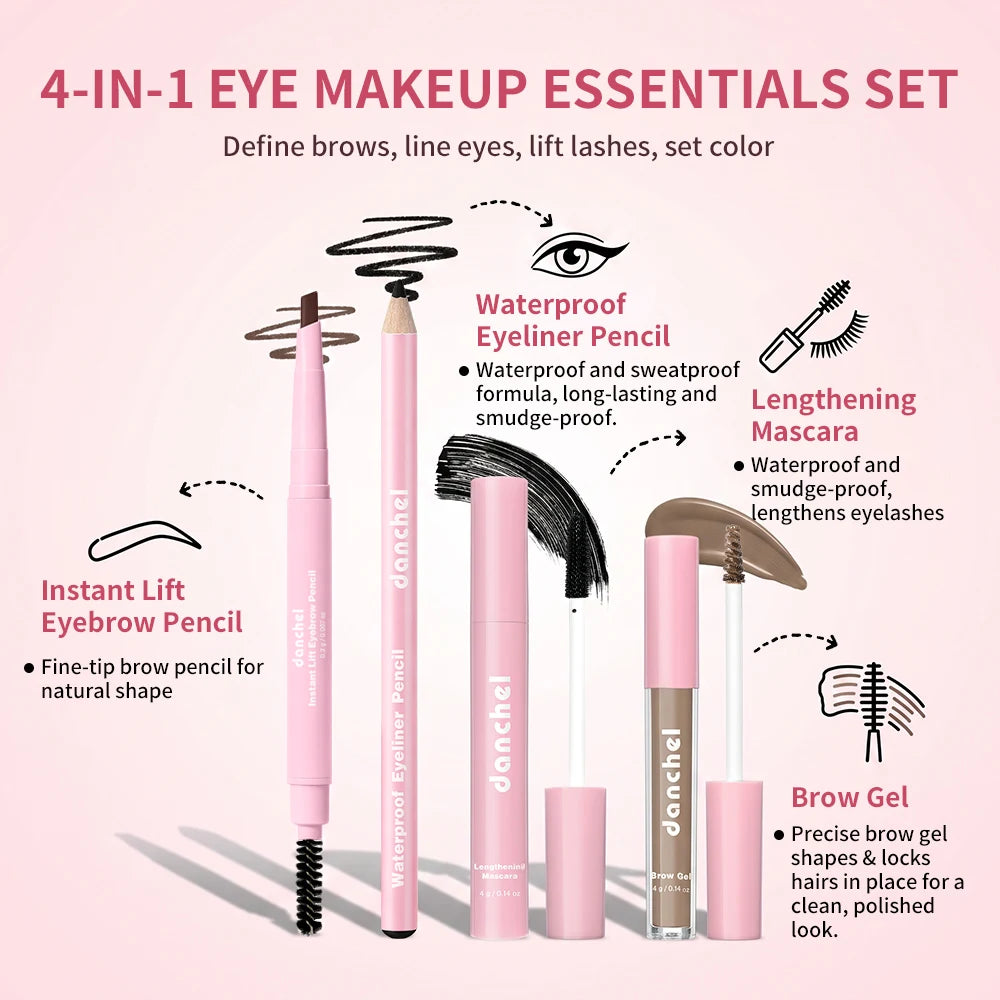All In One Makeup Set Gathering All Cosmetic Including Base Makeup, Concealer, Contour ,Powder Blusher, Eyebrow Eye, Lip Makeup Peaceful Pleasures Health and Wellness