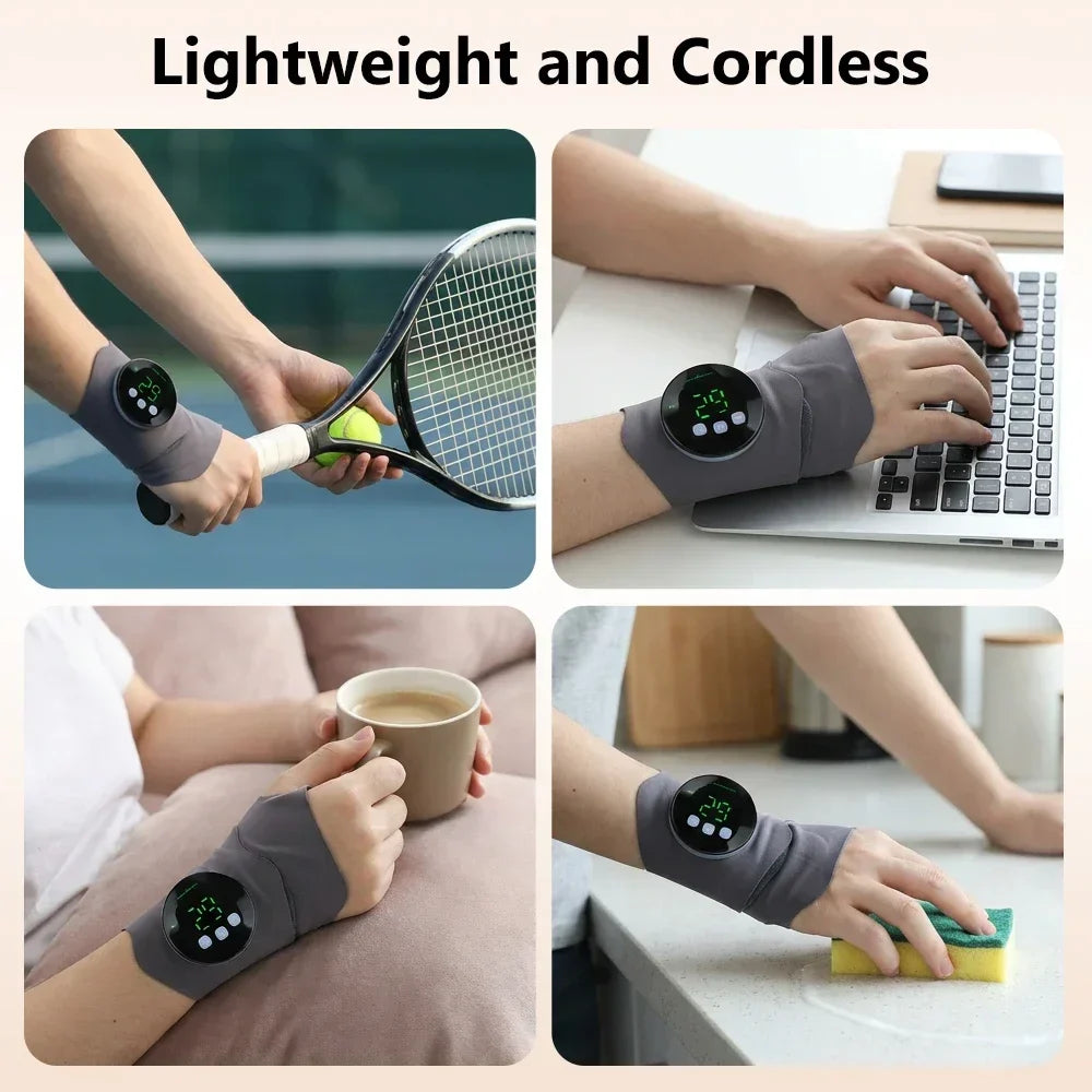 EMS Wrist Massager – 10 Modes, 29 Levels, USB Rechargeable
