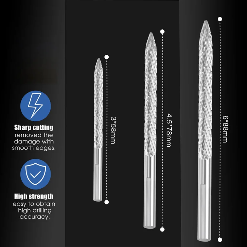 A36T-15 Pack Tire Bit Multi Sizes Tire Repair Carbide Burr Drill Bit Tire Patches Plug Cutters Wire Cutter Reamer Drill Peaceful Pleasures Health and Wellness