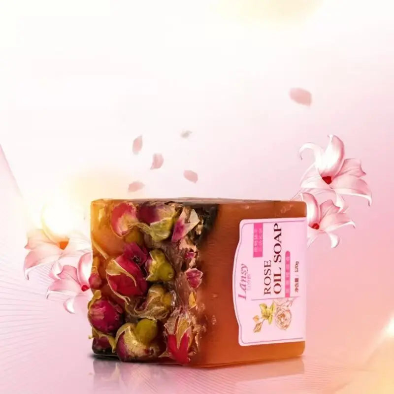 Dried Rose Handmade Essential Oil Facial & Shower Soap