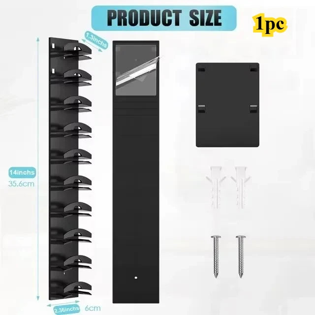 10-Grid Wall Mounted Hat Rack – Space-Saving Cap Organizer