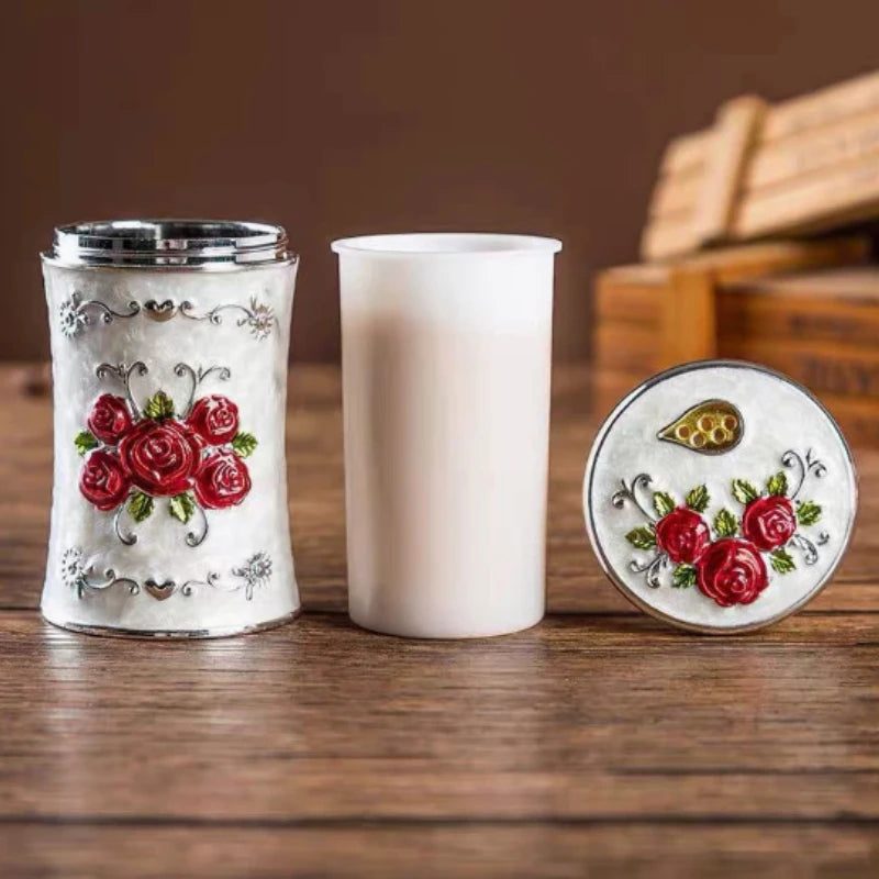 High end rose, portable toothpick bucket, restaurant, hotel, KTV, living room, coffee table, toothpick bottle, toothpick storage Peaceful Pleasures Health and Wellness