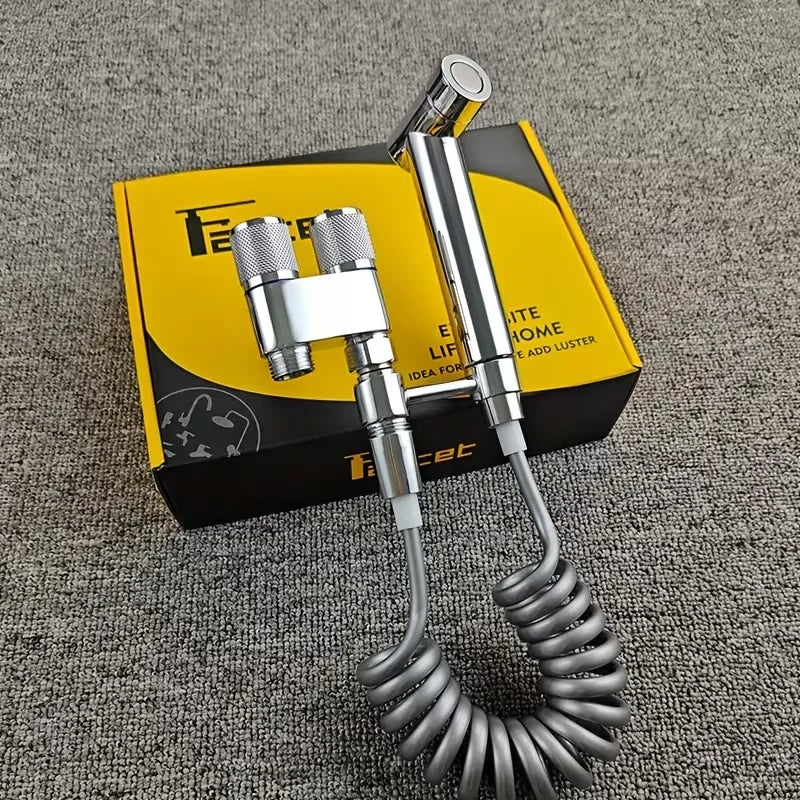 YANKE Double Control Angle Valve & Booster Spray Gun + 2M Hose