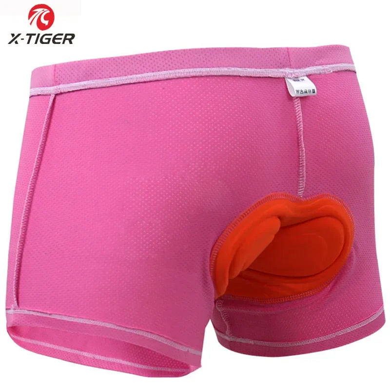 X-Tiger Men's 5D Gel Pad Cycling Shorts – Breathable Quick Dry