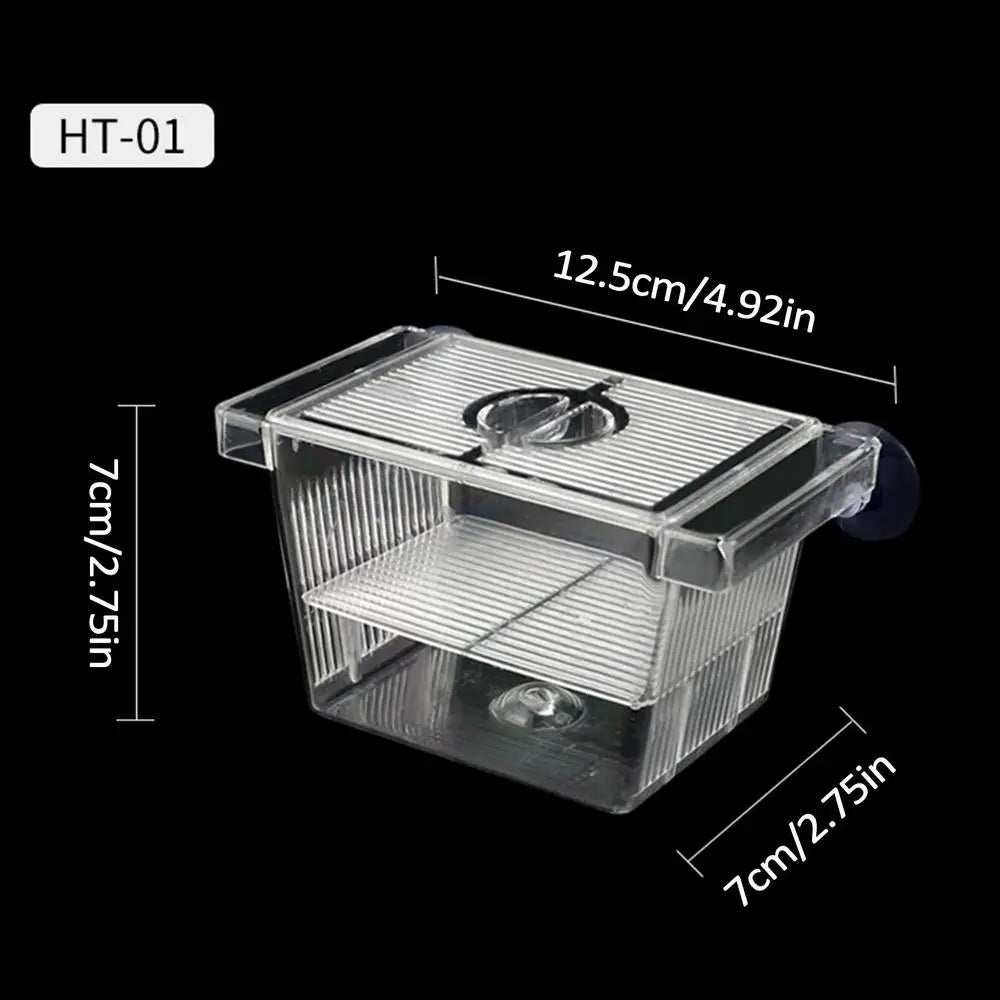 Clear Fish Breeder Box – Betta, Fry & Shrimp Isolation Tank