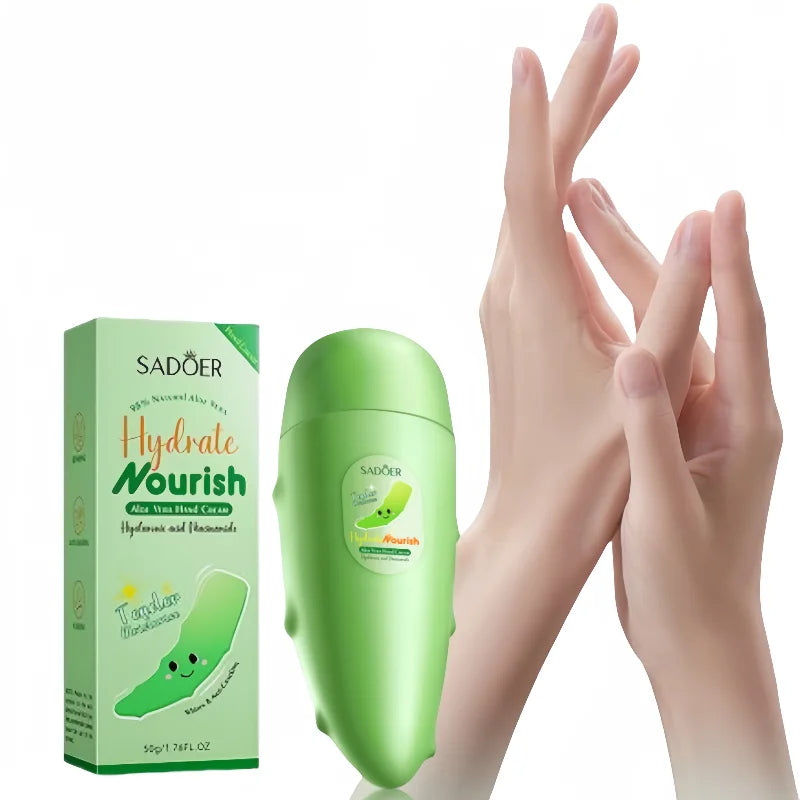 SADOER Aloe Vera Hand Cream 50g – Moisturizing & Non-Greasy
