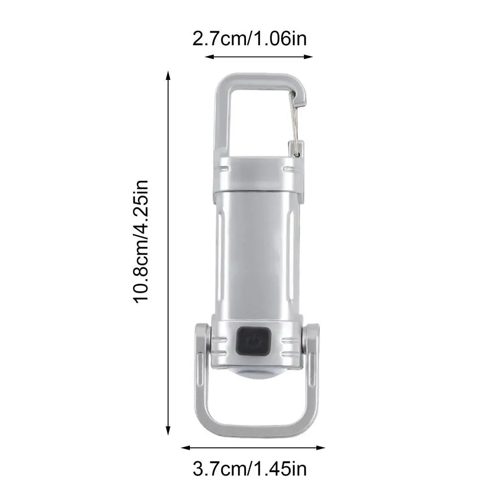 Rechargeable LED Keychain Flashlight | 1600 Lumen Camping Light