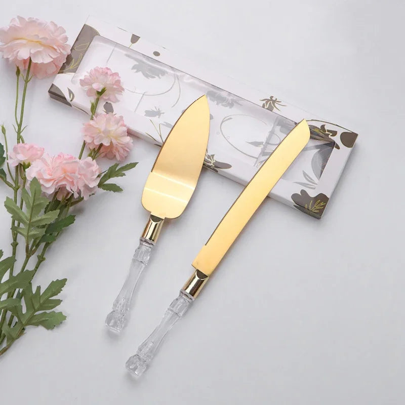 2Pcs Wedding Cake Knife and Shovel Pizza Bread Knife Wedding Supplies Cake Knife Triangle Bread Shovel Baking Tools Peaceful Pleasures Health and Wellness Style 17