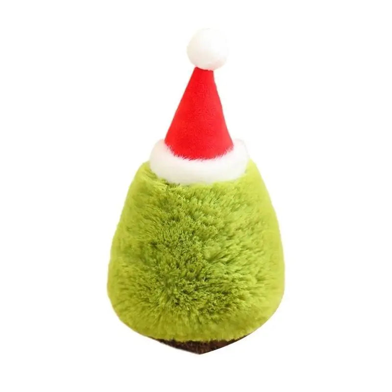 Christmas Plush Bear Toy – Embroidered, 20cm | Holiday Gift