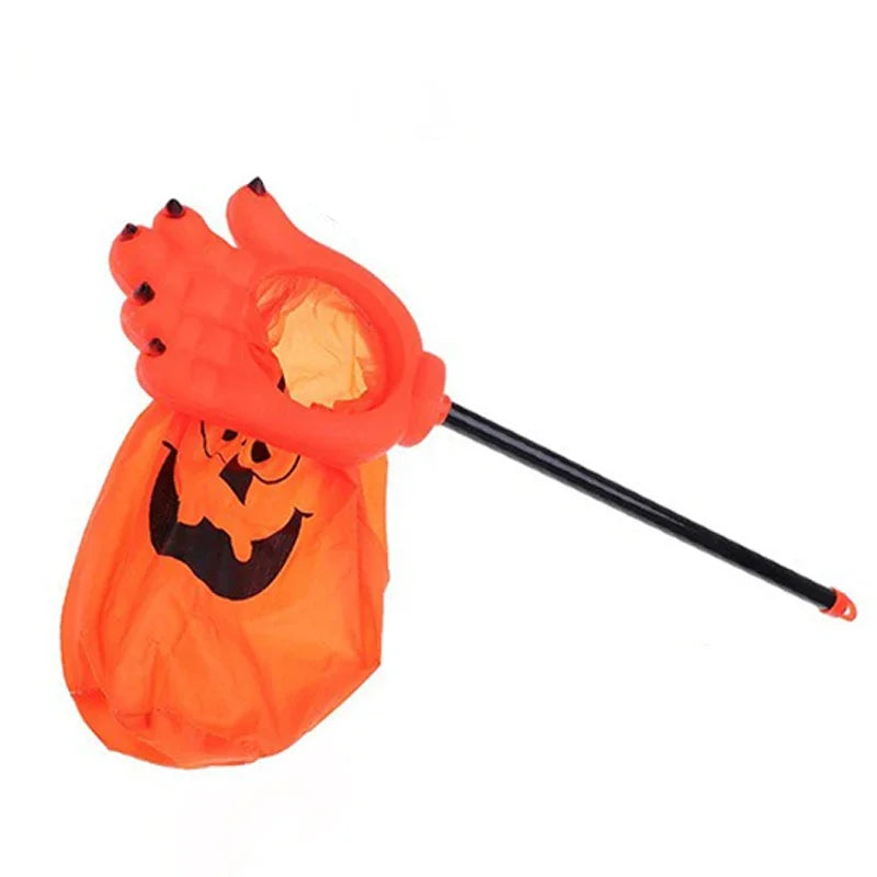 Halloween Pumpkin Candy Bag | Kids Trick-or-Treat Bucket