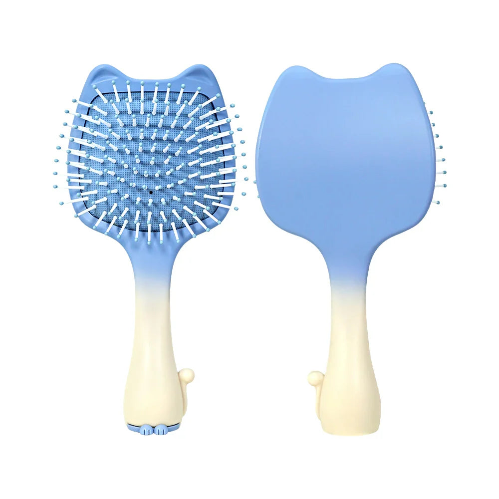 Cat Air Cushion Hairbrush – Detangling Scalp Massage Comb