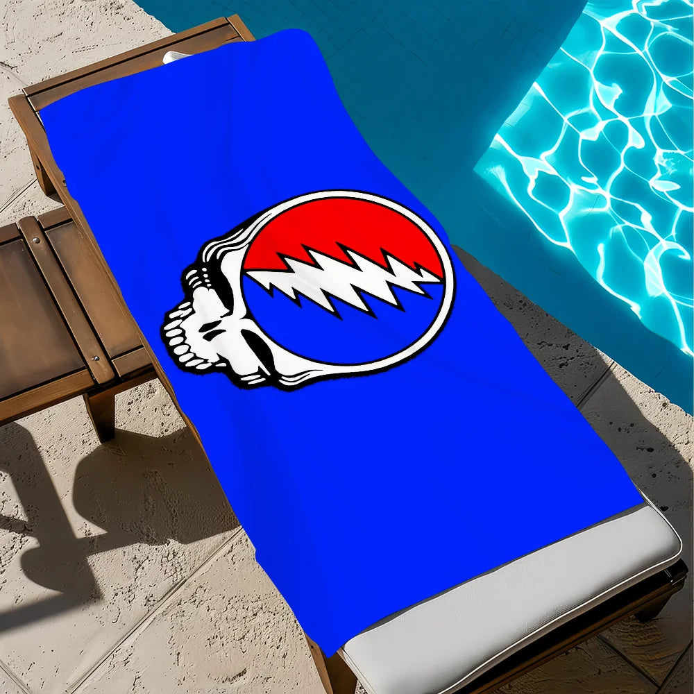 Grateful Dead Beach Towel | Quick-Dry Sports & Travel Quick-Dry Beach Towel Peaceful Pleasures Health and Wellness z5 STJ100x200CM