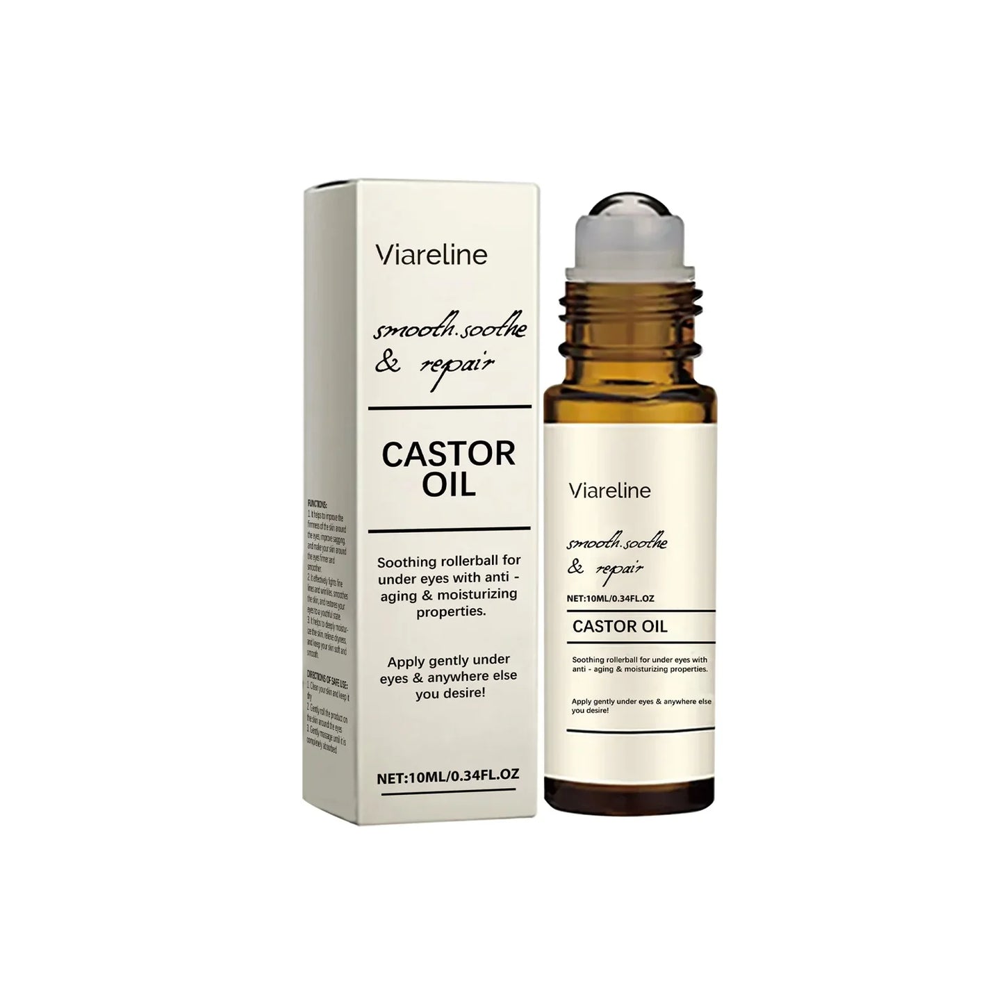 Viareline Castor Oil Eye Serum – Brighten & Firm 10ml