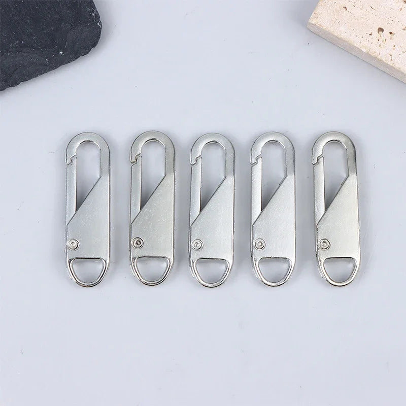 Metal Replacement Zipper Pulls & Cord Extenders – 5/10/20 Pack