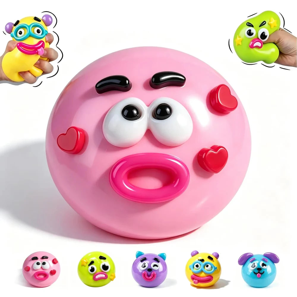 Dog Face Swap Squishy Toy | Slow Rise Squeeze Fidget