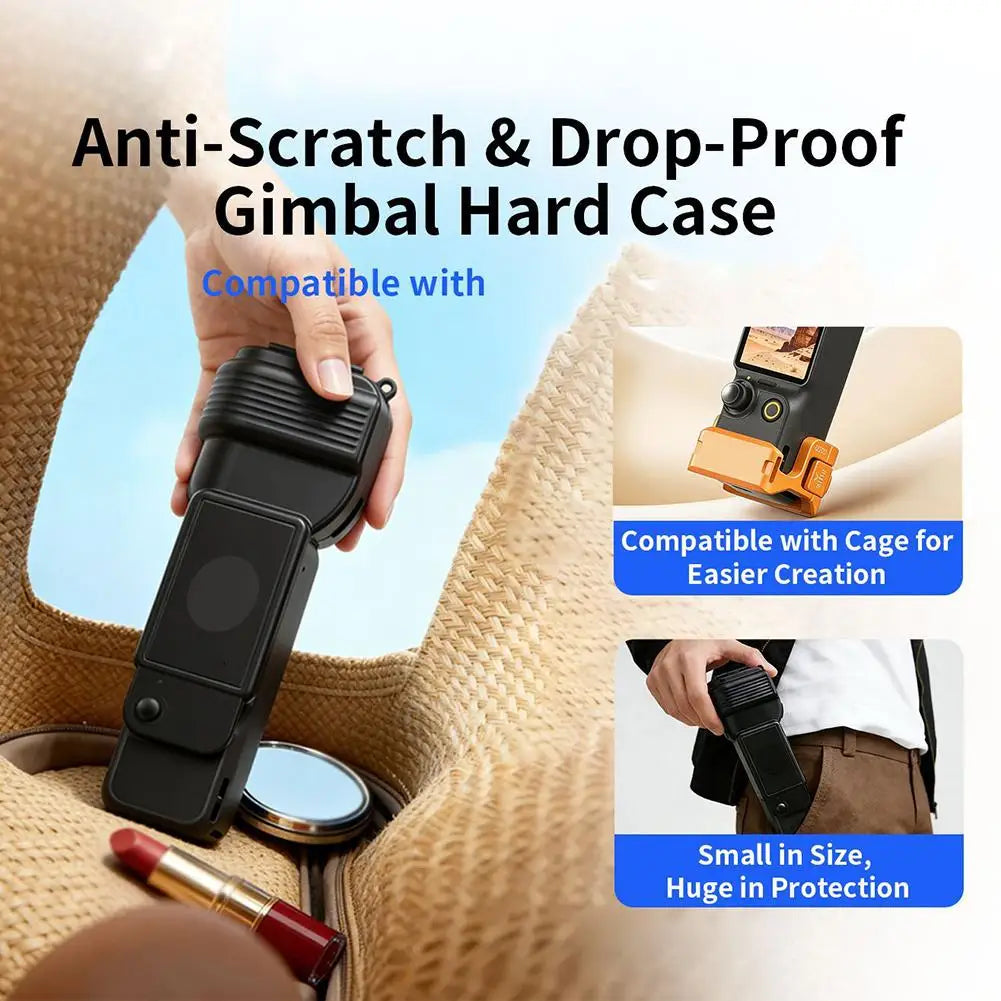For DJI Osmo Pocket 4 Gimbal Protective Case Anti Scratch Shockproof Cover For Action Camera Vlog Shooting Easy Install Daily Peaceful Pleasures Health and Wellness
