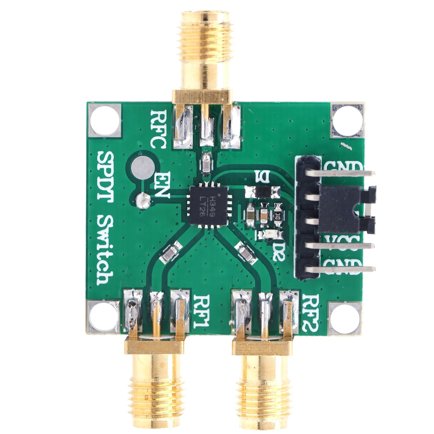Industrial Supplies 3‑5V RF Module Single Pole Double Throw Board 50Ohms Input Output Impedance SMA Interface Peaceful Pleasures Health and Wellness HMC349