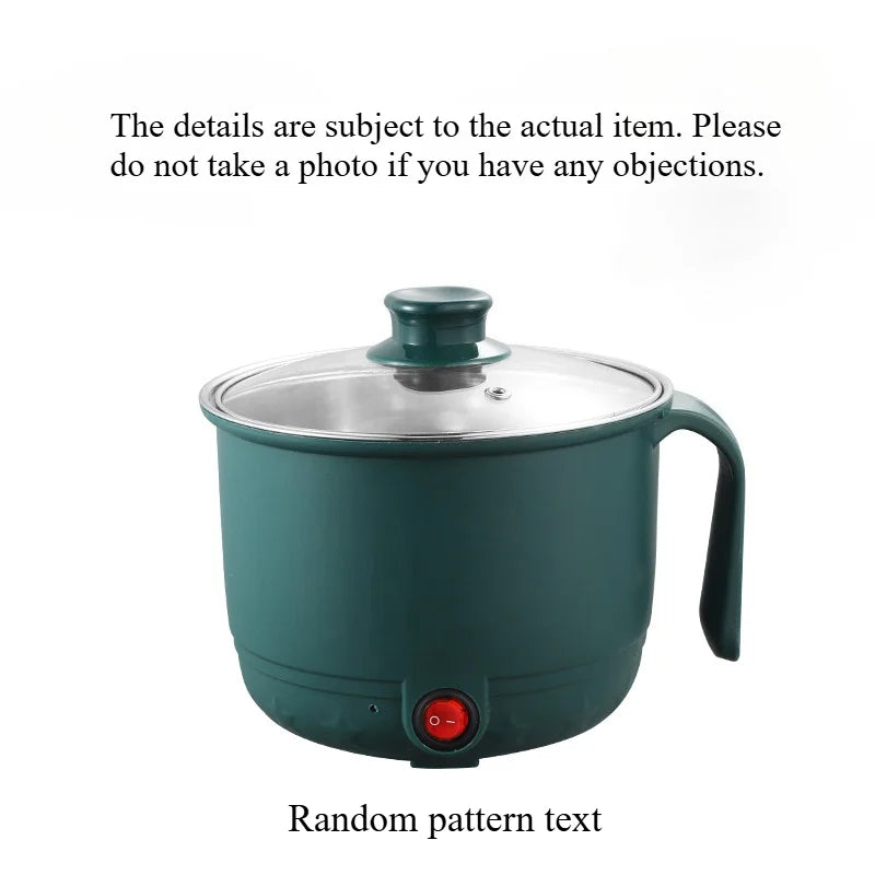 Mini Electric Non-Stick Hot Pot & Steamer 1.8L for 1-2 People