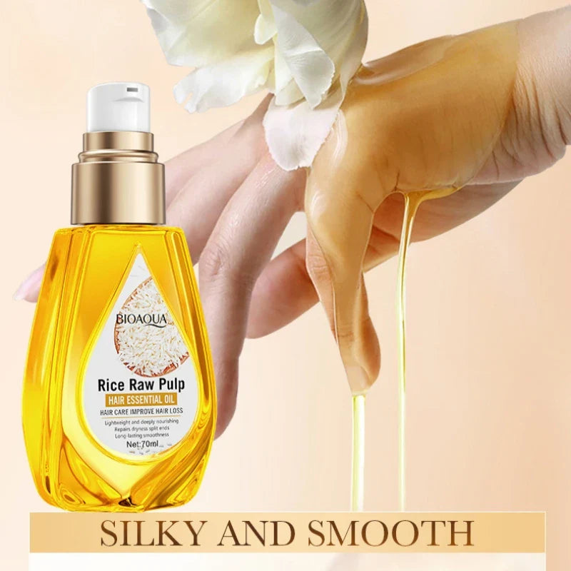 Rice Puree Hair Oil Conditioner – Keratin & Mineral Oils 70ml