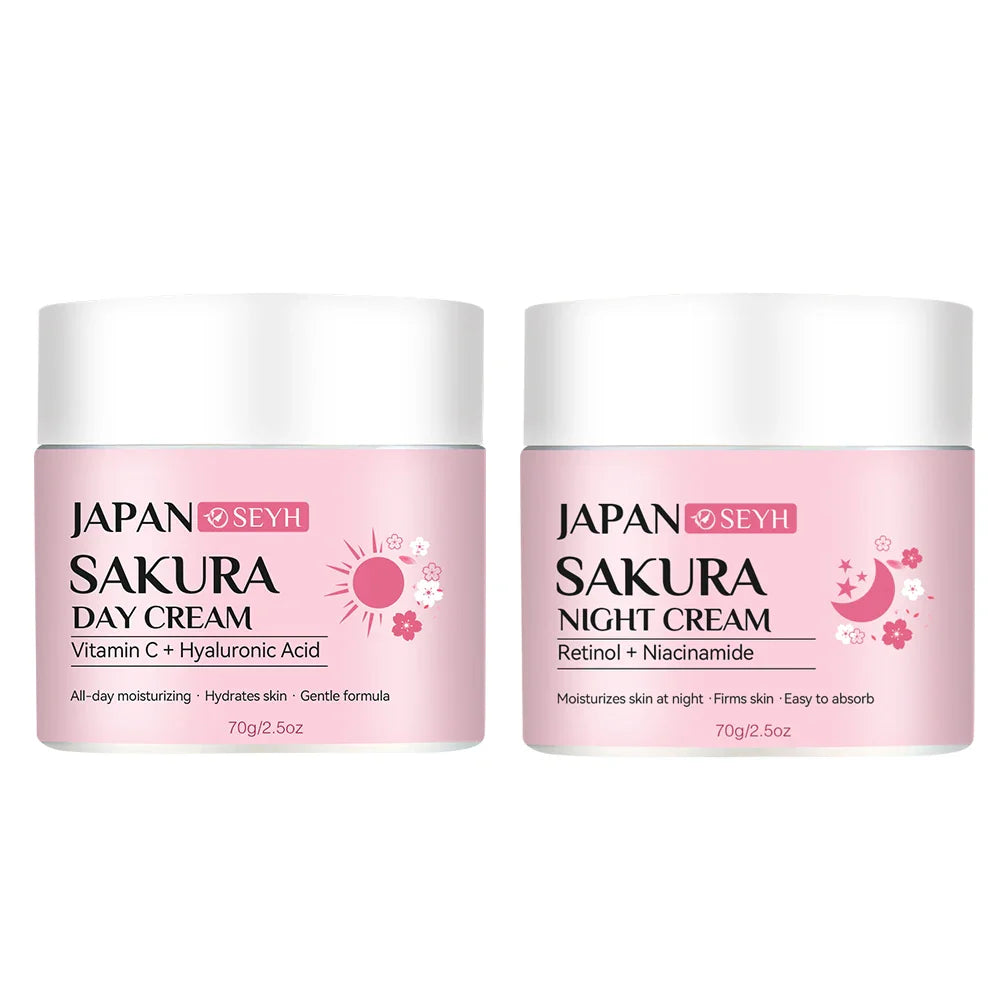 Day & Night Repair Cream Set – Retinol, Vitamin C & Niacinamide