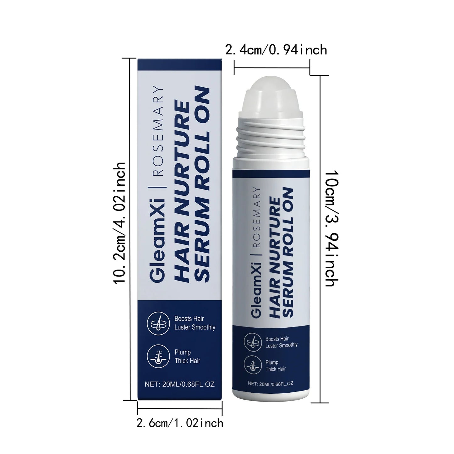 OceAura Rosemary Hair Essence Roll-On | Scalp & Root Treatment
