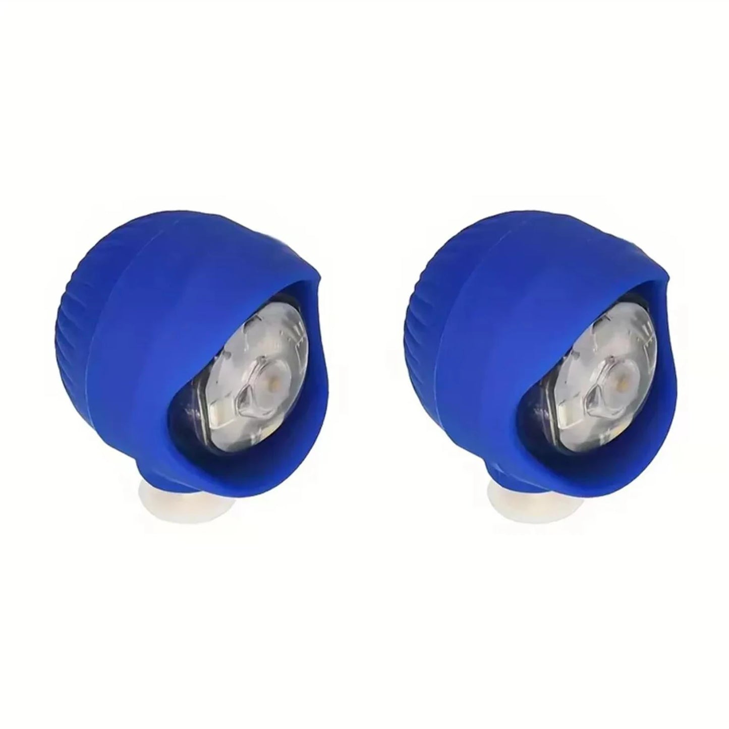 2pcs Hollowed-Out Shoes Lights Glowing Slipper Decoration Charm Headlights For Crocs Cloggs Shoe Headlight Waterprof Hiking Peaceful Pleasures Health and Wellness Blue