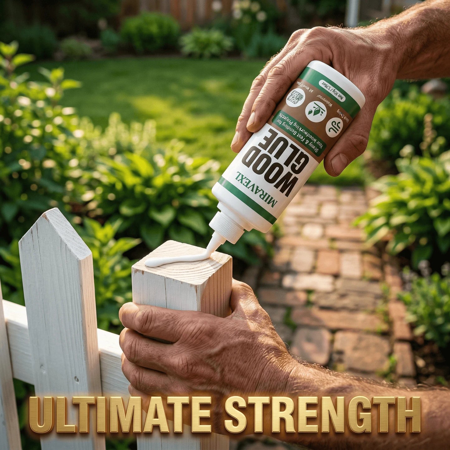 MIRAVEXL 50g Fast Dry Wood Glue Strong Adhesive for Professional Carpenter Furniture Repair Woodworking DIY Projects Peaceful Pleasures Health and Wellness