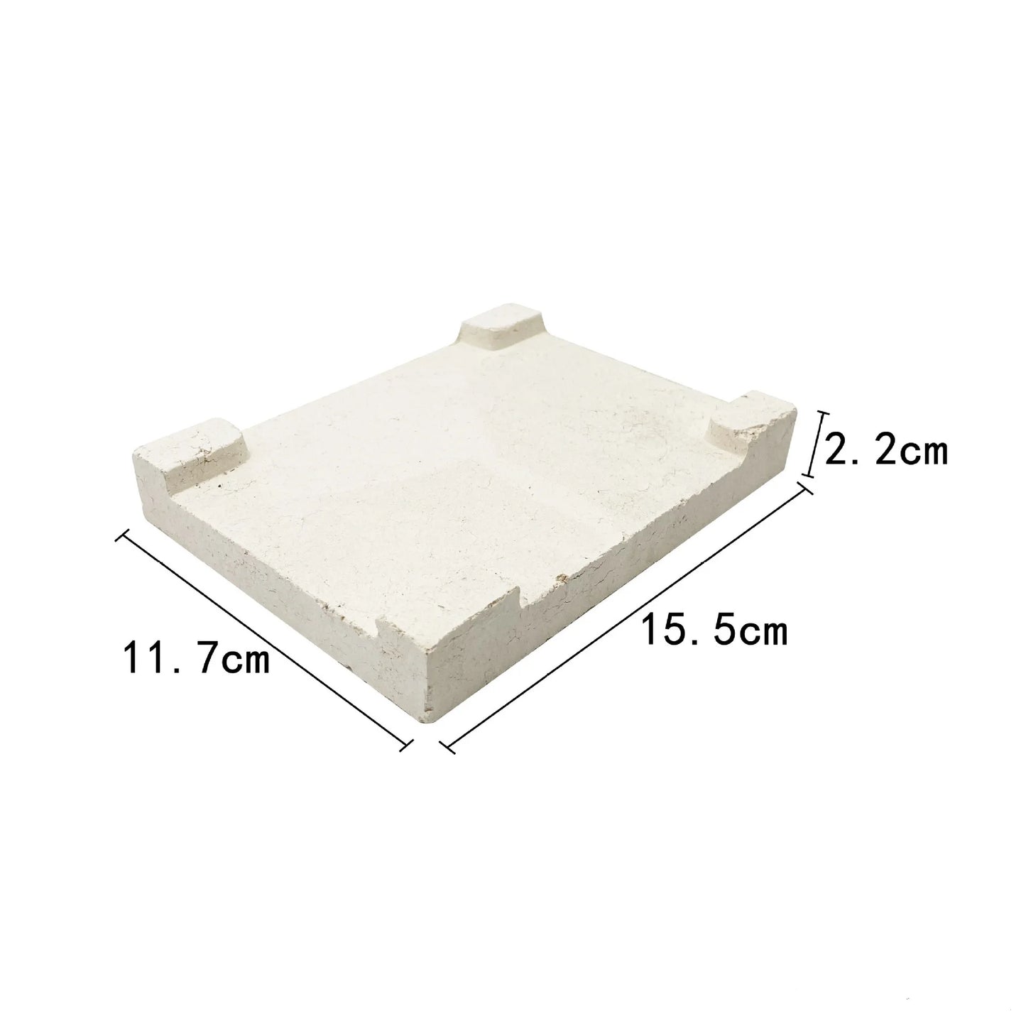 High Temperature Resistant Quartz Welding Plate Heat Insulation Brick for Gold Silver Copper Jewelry Making Tools Peaceful Pleasures Health and Wellness S