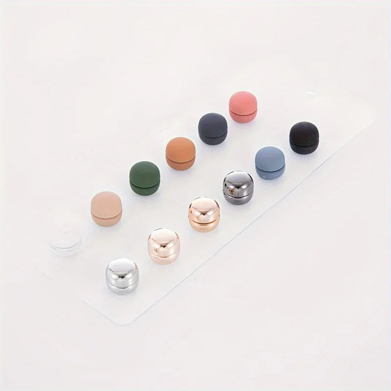 12pcs Magnetic Headscarf Pins – Colorful Stainless Steel Scarf Clips for Women Scarf Pin Peaceful Pleasures Health and Wellness