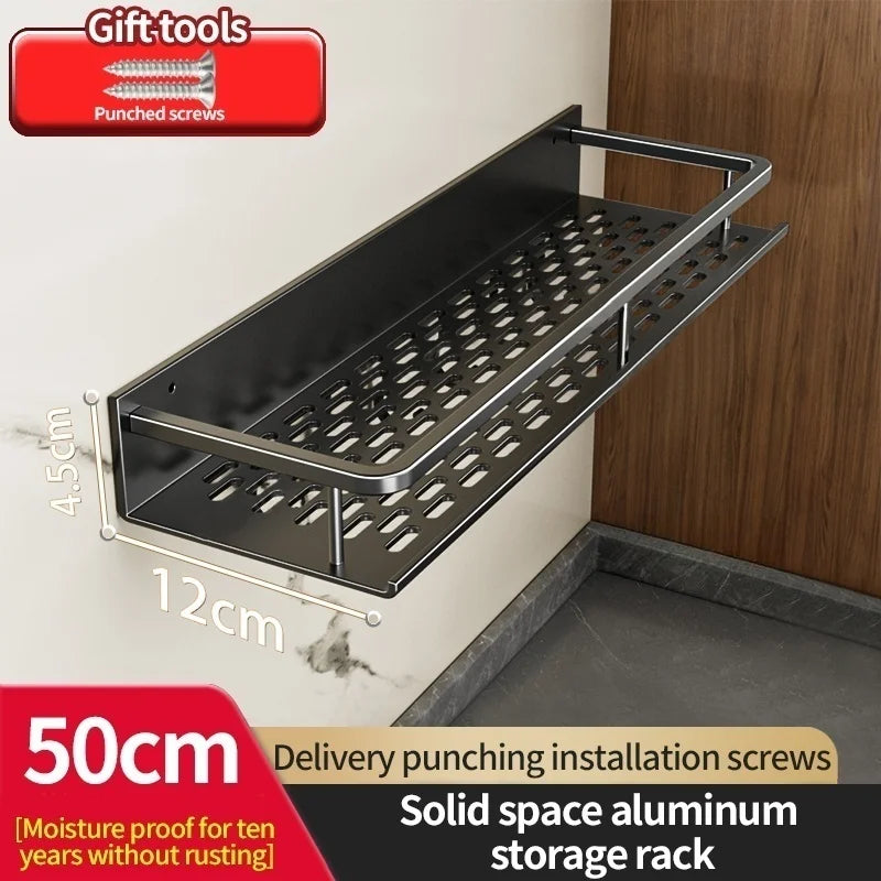 Wall-Mount Kitchen Knife Rack & Spice Organizer | YUNJIEYA
