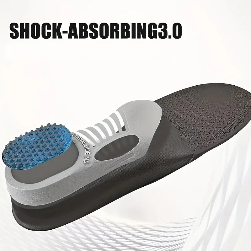 EVA Arch Support Sports Insoles – Shock Absorbing & Breathable Sports Insoles Peaceful Pleasures Health and Wellness