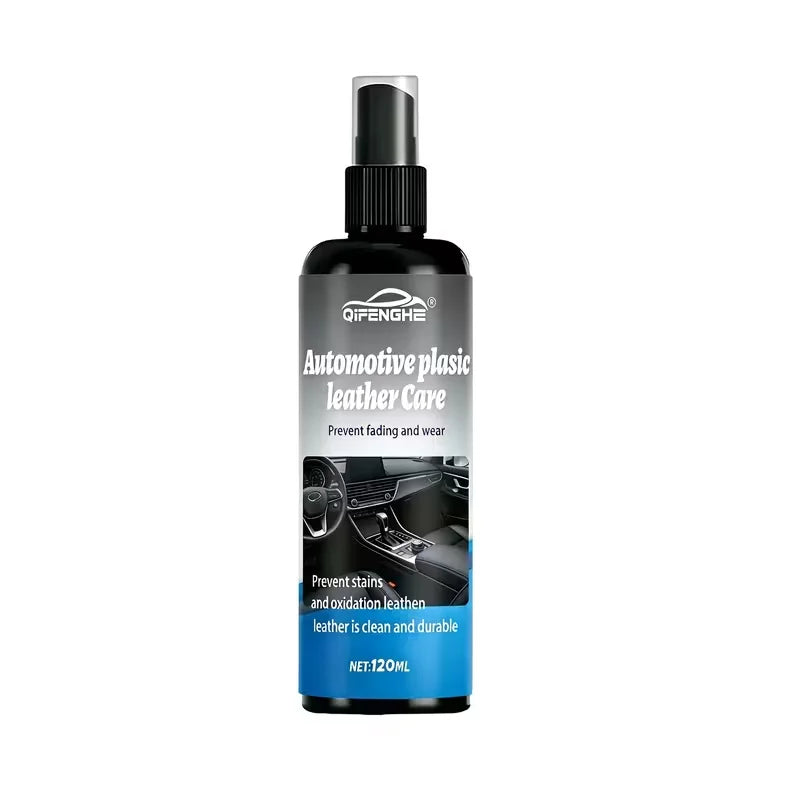 Car Interior Plastic & Leather Care Spray – Restorer & Protector