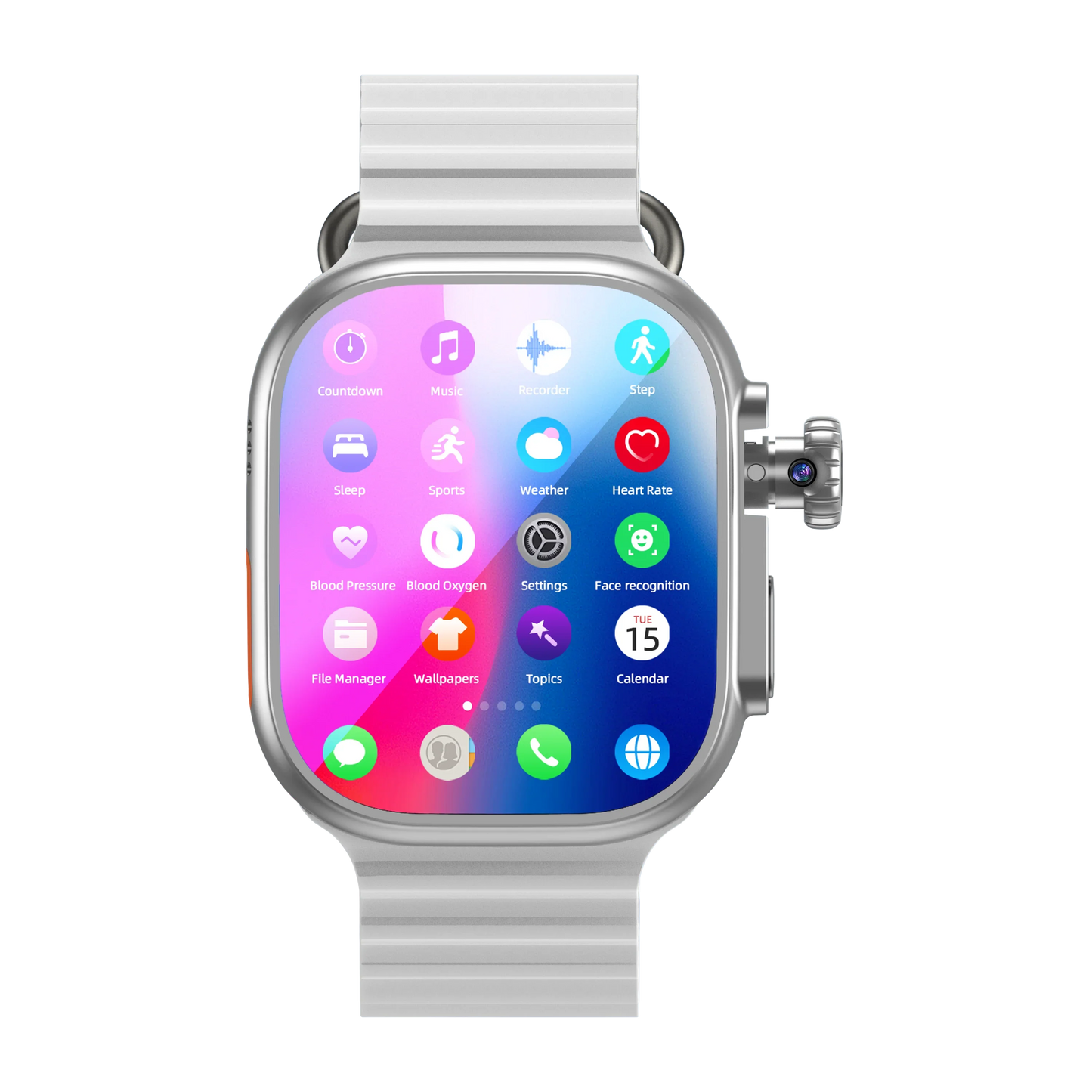 Zestbolt DW200 Pro Android 13 4G Smartwatch – Rotary Camera