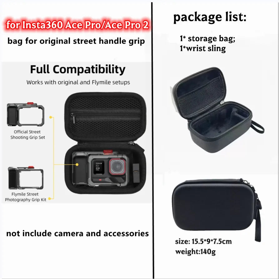 EVA Carrying Case for Insta360 Ace Pro 2/1 | Travel Hard Bag